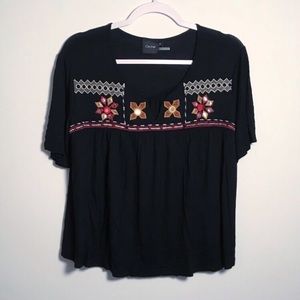 💫3/$12 Mirror peasant top size S